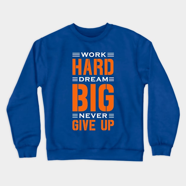 Work Hard Crewneck Sweatshirt by By Staks